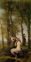 Corot, Jean-Baptiste-Camille - Le Toilette ( Landscape with Figures)